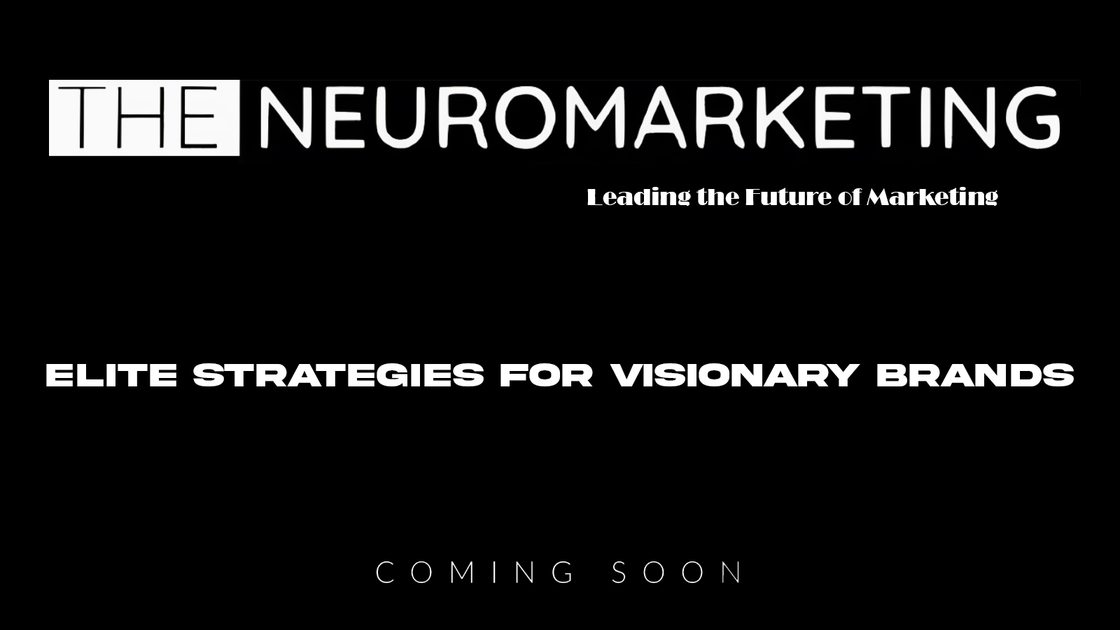 Neuromarketing website soon